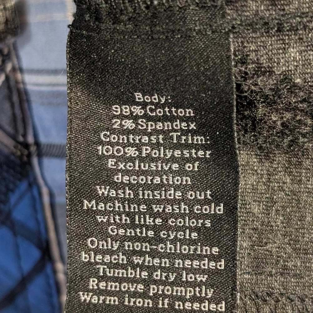 Rock & Republic Plaid Shirt Men's Medium Blue Shirt Sleeve - Picture 7 of 9